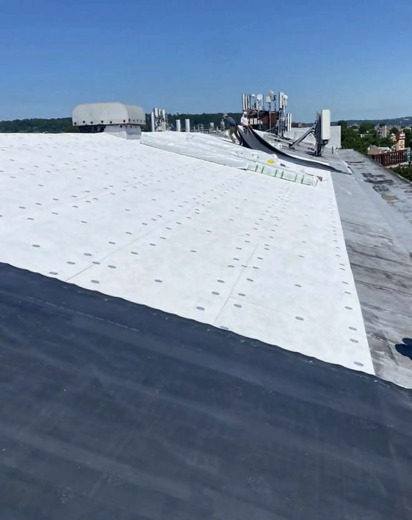 Commercial and flat roofing with TPO and EPDM in Bucks County PA
